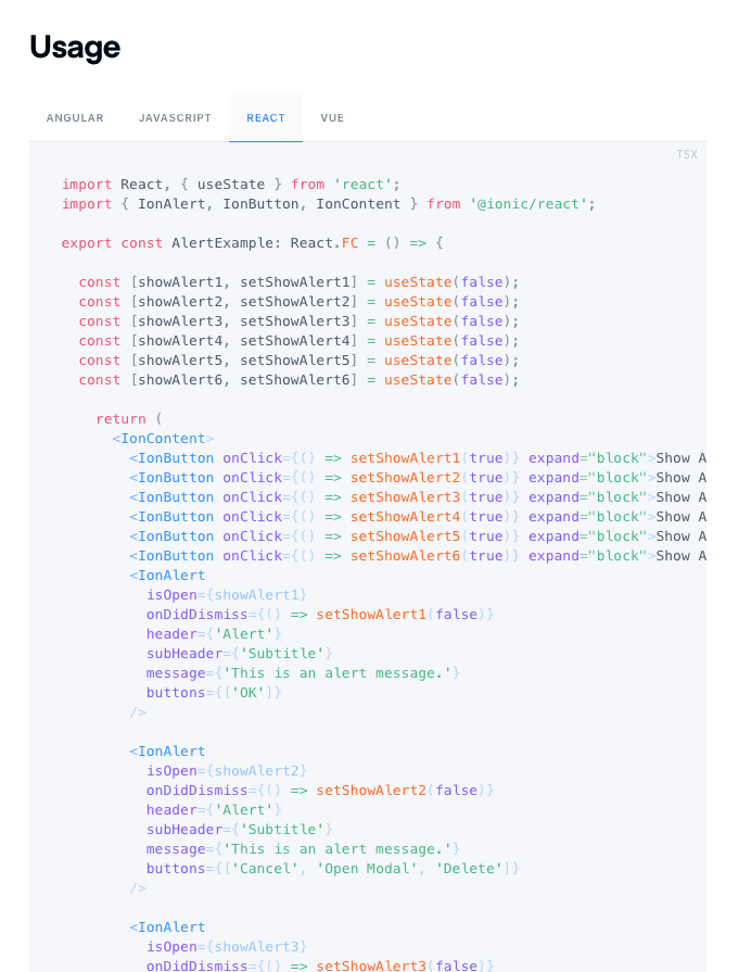 React 文档