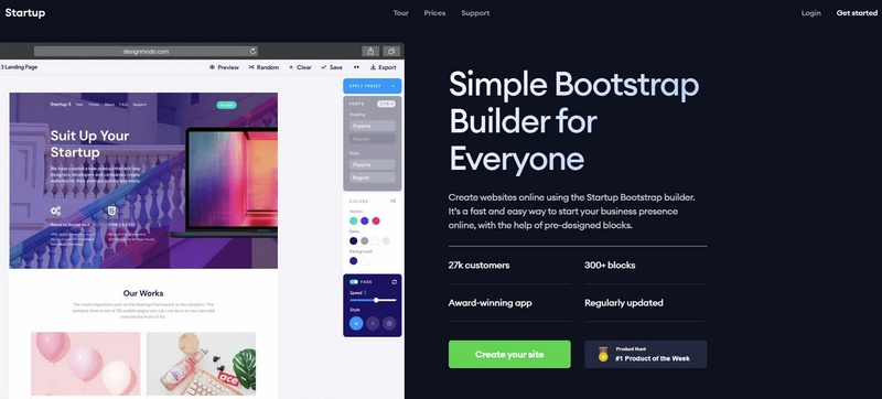 启动 - Bootstrap Builder