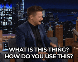 Jeremy Renner 的《今夜秀》中的吉米法伦的 GIF