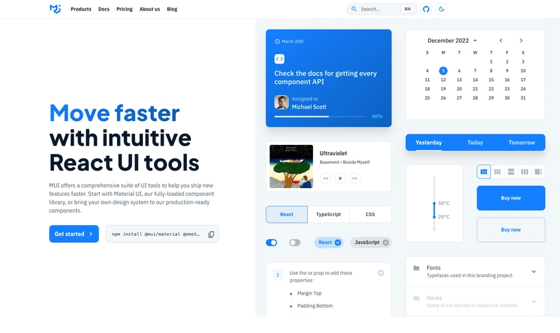 材质 UI