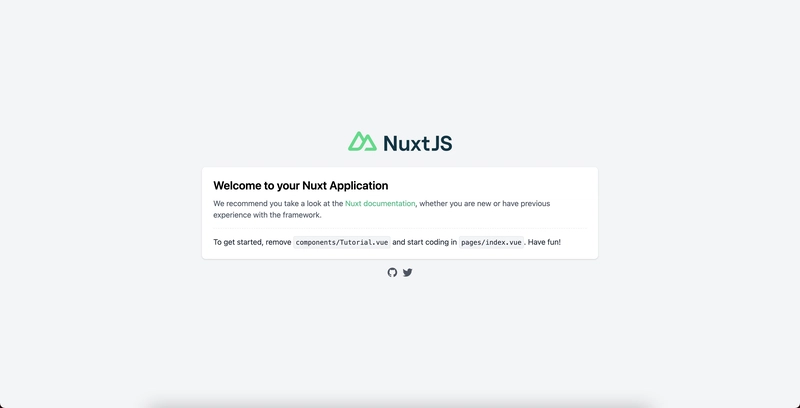 Nuxtjs 主页