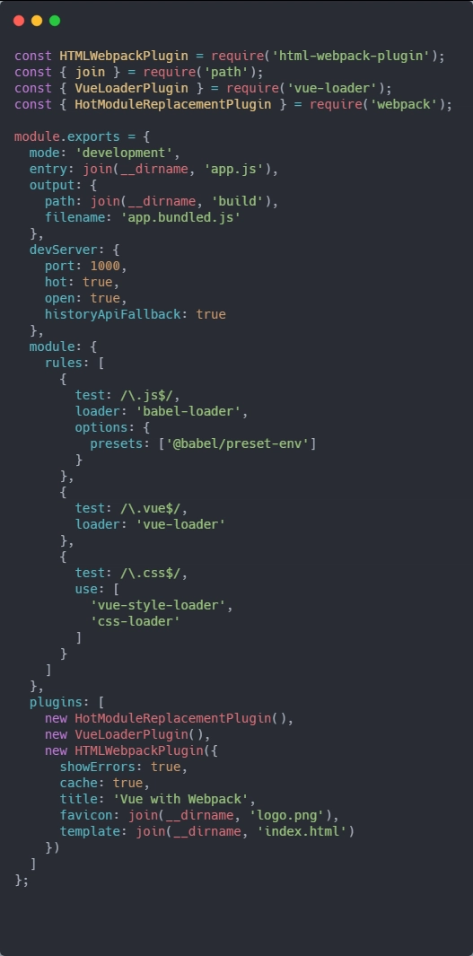 Webpack 配置