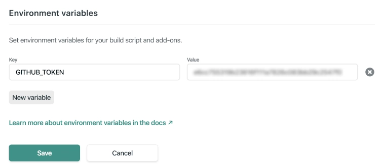在 GitHub 中设置令牌