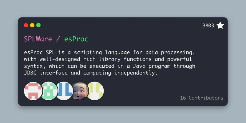 esProc SPL