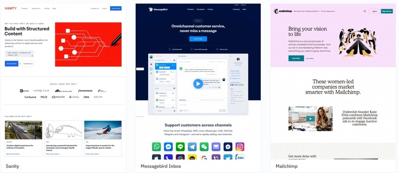 SaaS 登陆页面示例
