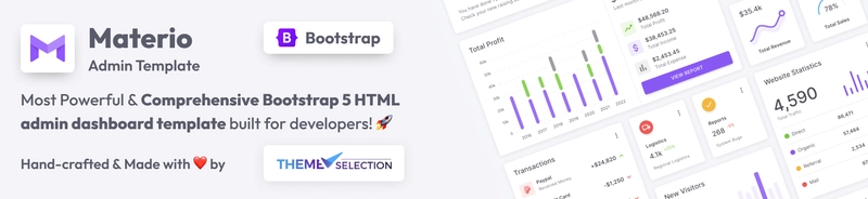 Materio Bootstrap 管理模板