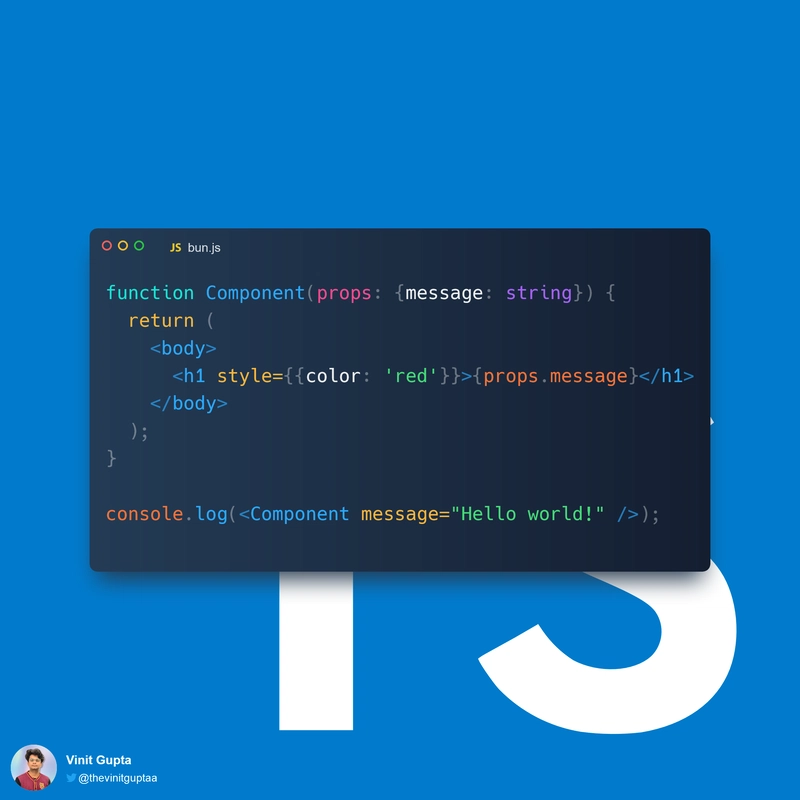 带面包的 JSX