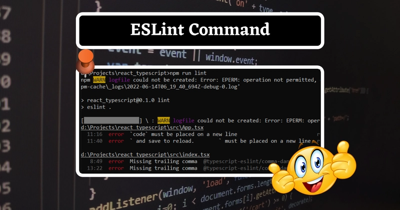 ESLint 第一个命令