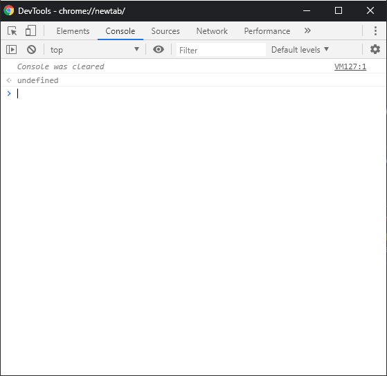 Alt Chrome：console.clear 结果