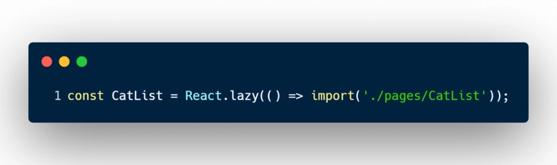 React lazy 与动态导入代码示例