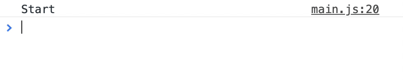 控制台输出“Start”。一秒钟后，它输出“41”和“End”