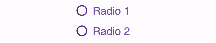 自定义单选焦点状态的演示