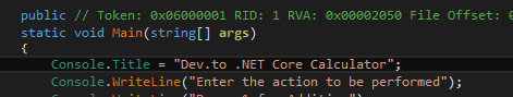 更改 cil 主体 .net core