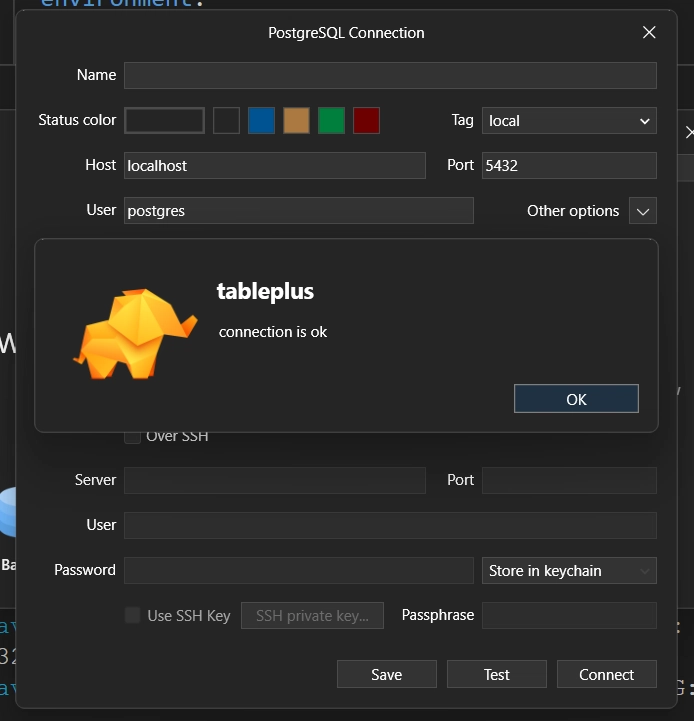 Tableplus 界面