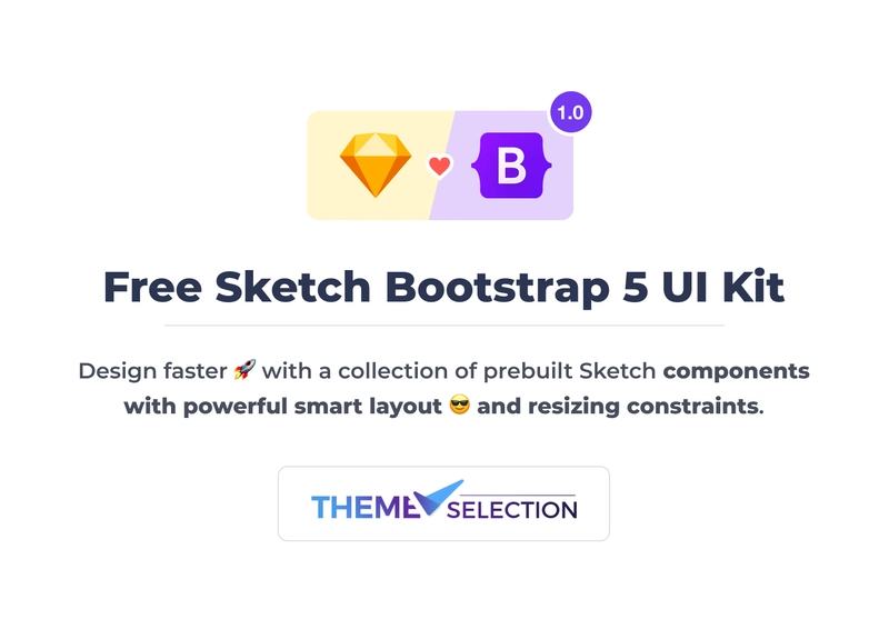 免费 Sketch Bootstrap UI 套件