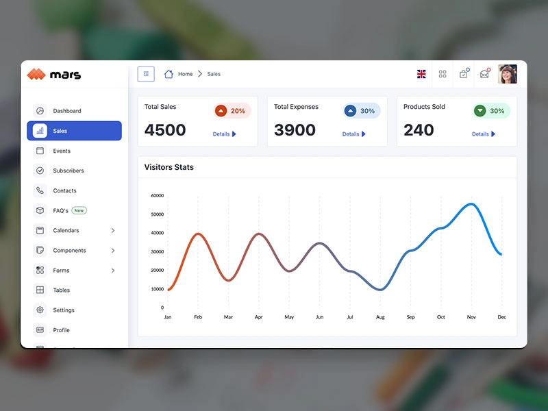 Mars Bootstrap 管理面板