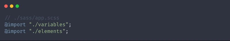 将样式导入 app.scss