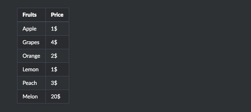 桌子