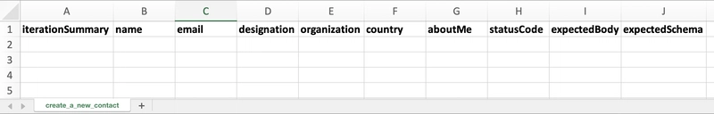 vREST NG - 生成的 CSV 文件