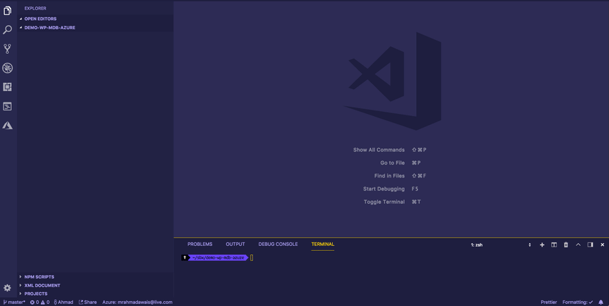 MongoDB Atlas、Microsoft Azure 和无服务器函数的 GIF