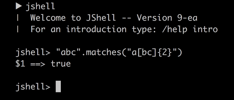 Jshell