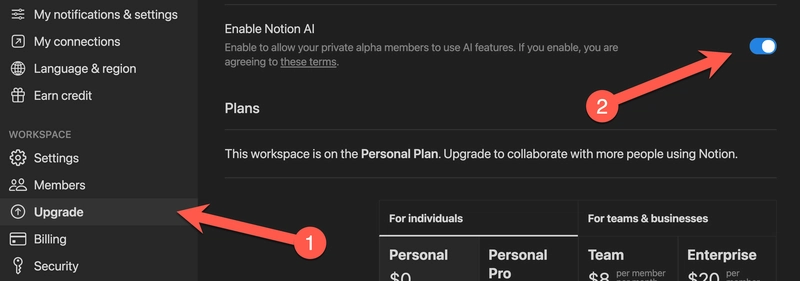 Notion AI 升级