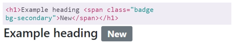 Bootstrap 初学者指南 - 徽章