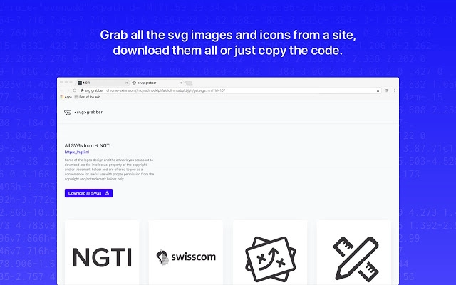 svg 抓取器截图