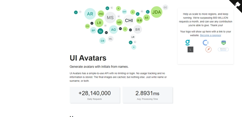 UiAvatars 图片