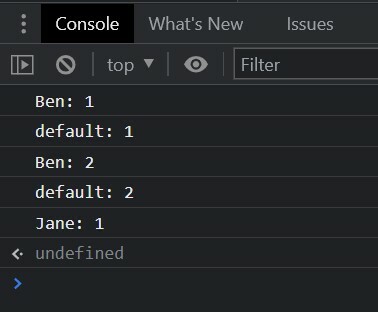 使用 console.countReset 重置计数