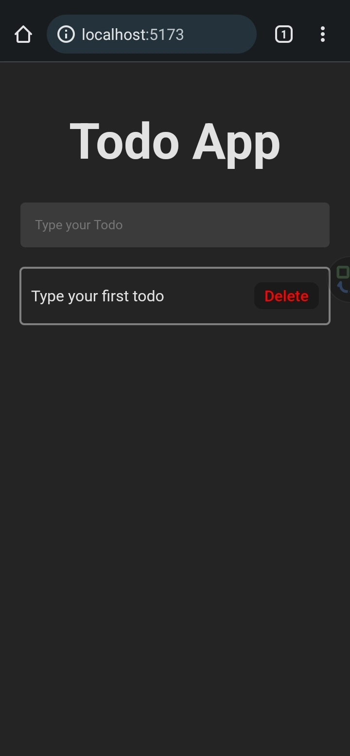 Todo 应用界面截图