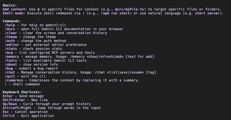 安装和使用 Google Gemini CLI