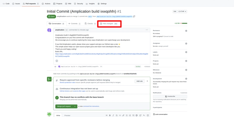 Github 文件已更改