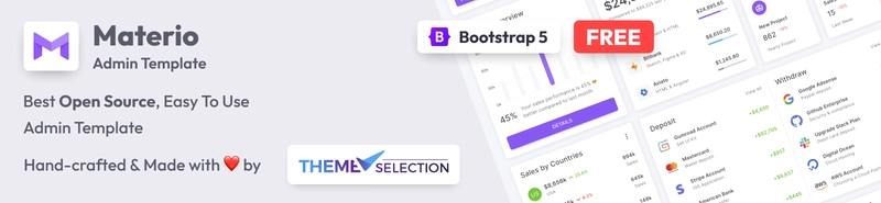 Materio 免费 Bootstrap 管理模板