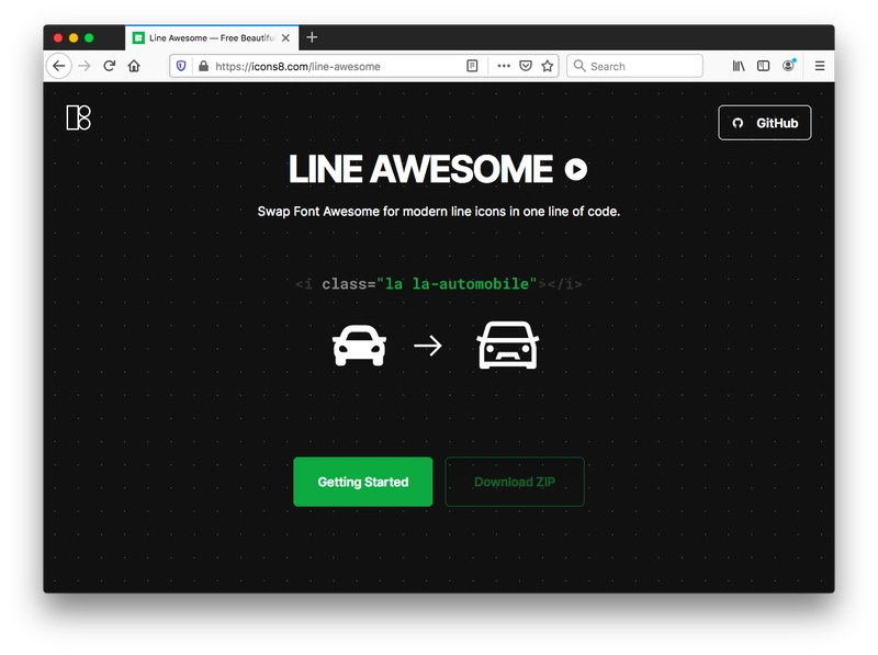 Line Awesome