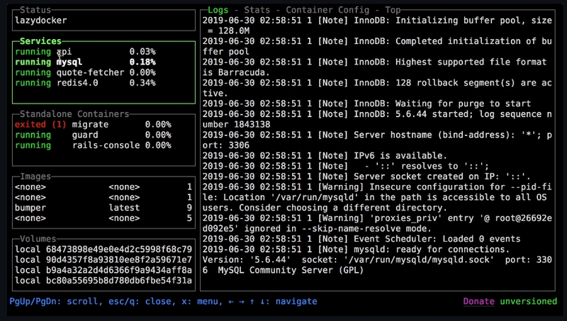 Lazydocker