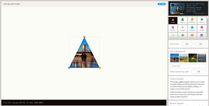 Clippy - CSS 剪辑路径制作器
