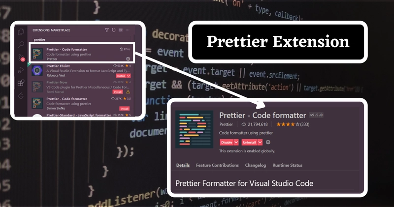 Prettier 扩展