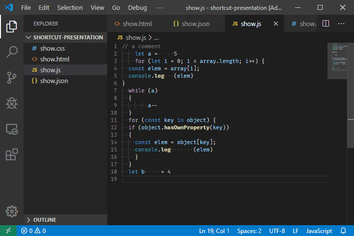 在 VS Code 中格式化文档