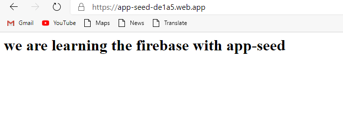 Firebase - 新项目，实时部署。