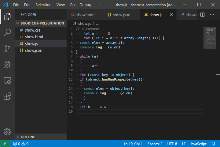 VS Code 中的格式选择