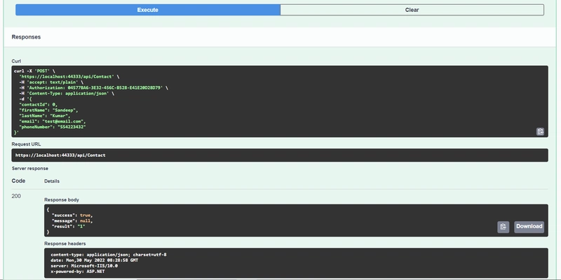 API POST