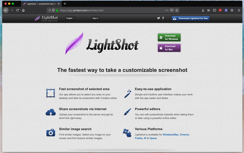 Lightshot 截图