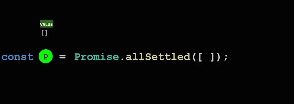 Promise.allSettled - 传递一个空的可迭代对象