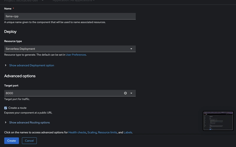 创建 OpenShift 部署