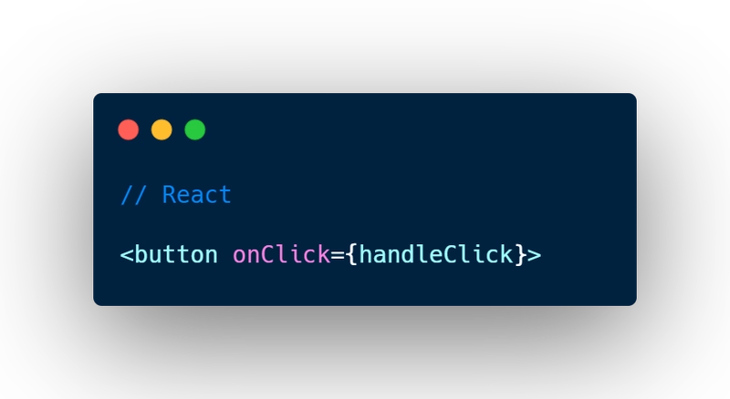 React 中的事件处理