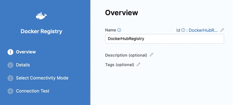 Docker 注册表详细信息