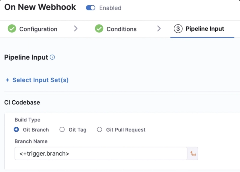 触发 webhook