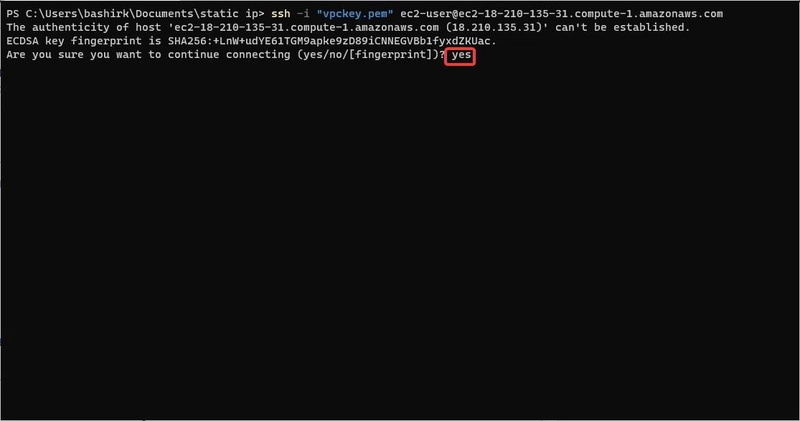 CLI 已连接到实例