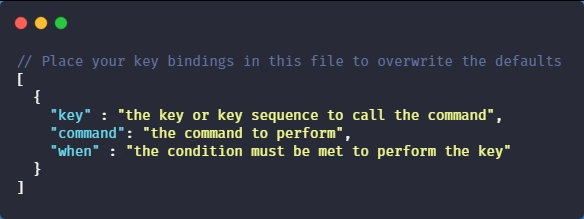 键绑定.json